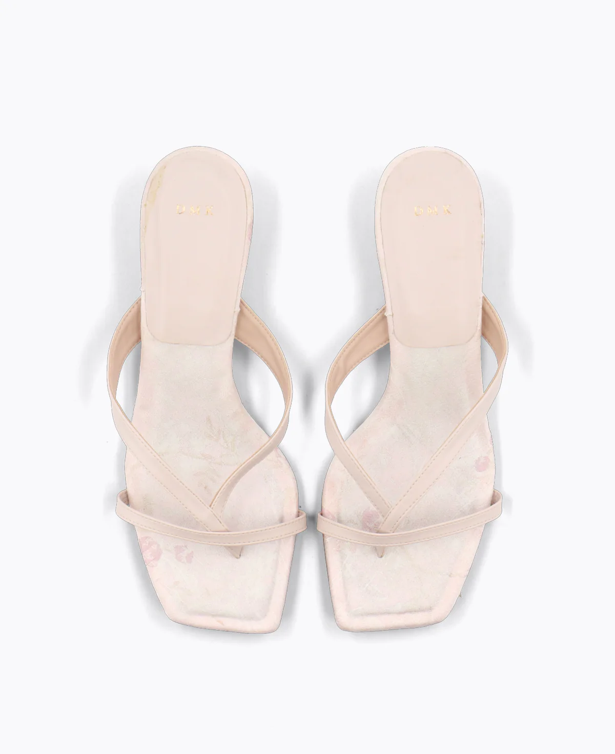Willow Thong Heel Sandals - Pink - Image 4